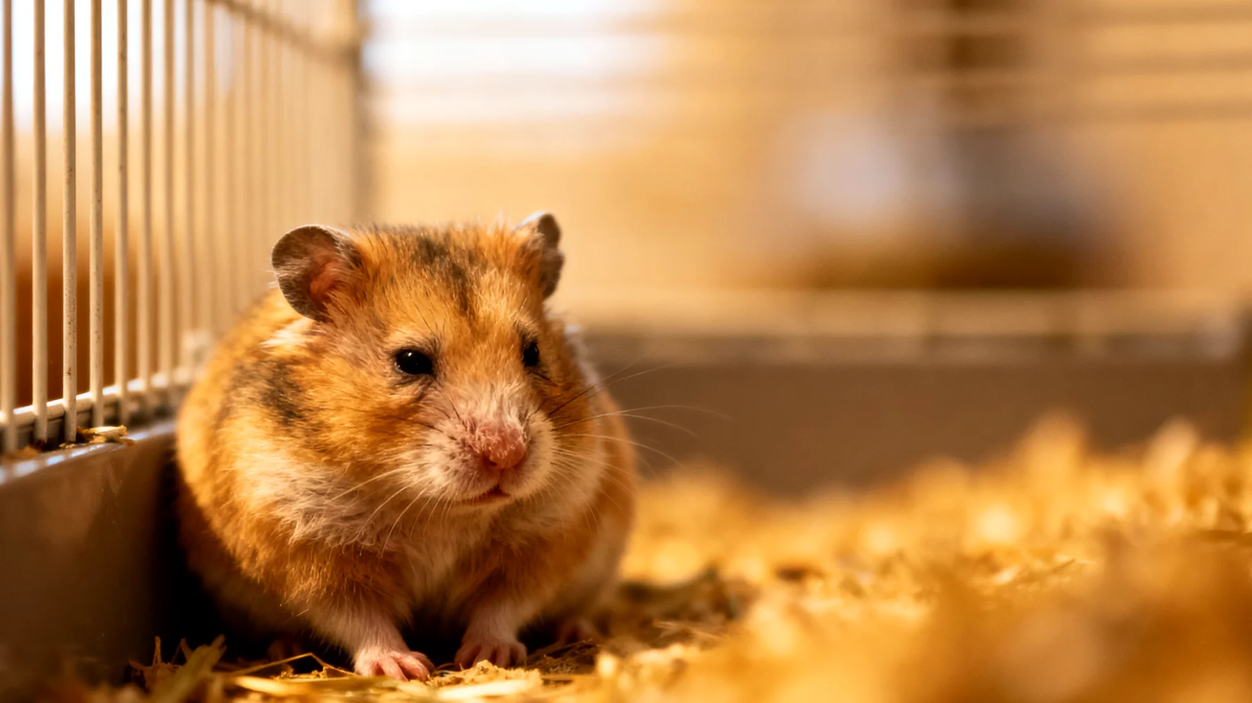 Ältere Hamster werden zunehmend inaktiv und zeigen wenig Interesse an Spiel und Beschäftigung, was zu Muskelschwund, Gewichtsproblemen und verminderter Lebensqualität führen kann"