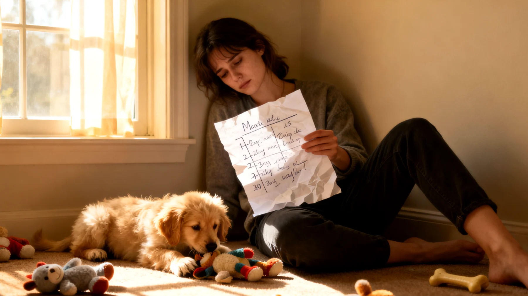 Welpen benötigen eine strukturierte tägliche Routine mit regelmäßigen Fütterungszeiten, Schlafphasen und Toilettenpausen, um sich sicher zu fühlen und stubenrein zu werden, jedoch fehlt vielen Erstbesitzern ein klarer Tagesplan"