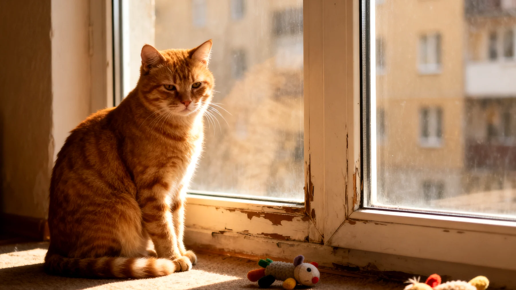 Katzen in der Wohnung benötigen ausreichend mentale Stimulation und körperliche Aktivität, um Langeweile, Übergewicht und Verhaltensprobleme zu vermeiden"