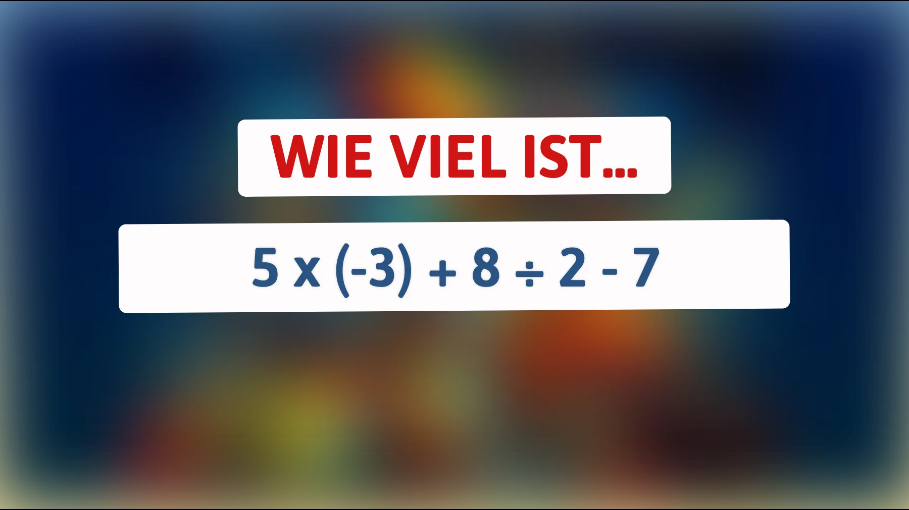 Nur 1% der Menschen können dieses Rätsel lösen: Schaffst du es, die richtige Antwort zu finden?"