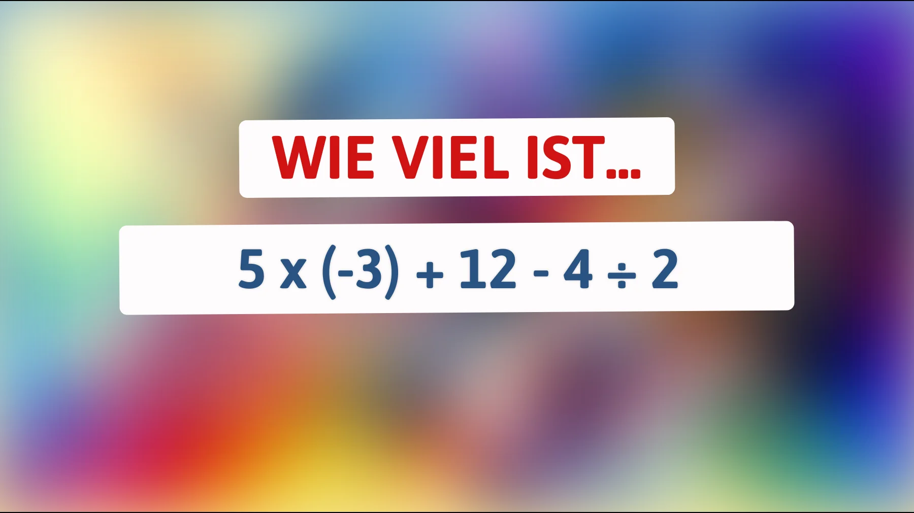 Nur Genies lösen es: Können Sie dieses Mathe-Rätsel knacken?"